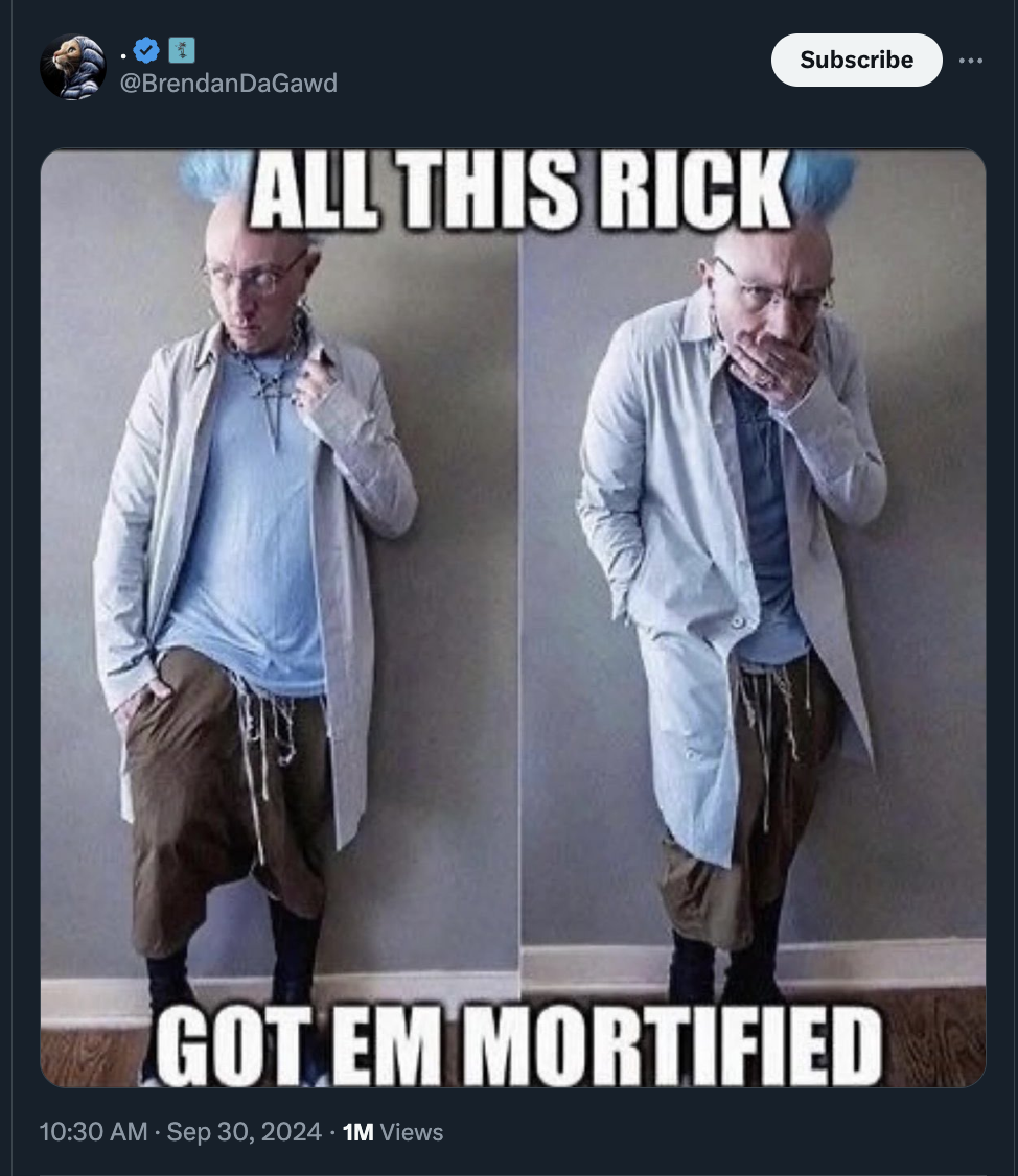 all this rick got em mortified - All This Rick Subscribe Got Em Mortified 1M Views